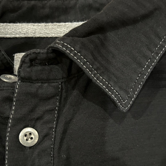 Pronto Uomo Black Polo with Contrast Stitching - Picture 4 of 4